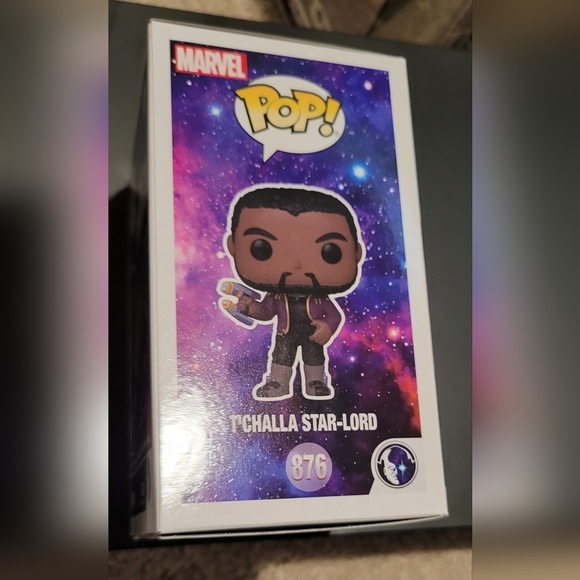 Funko Pop! What If …? T'Challa Star-Lord #876 FYE Exclusive Vinyl Figure - Picture 4 of 6